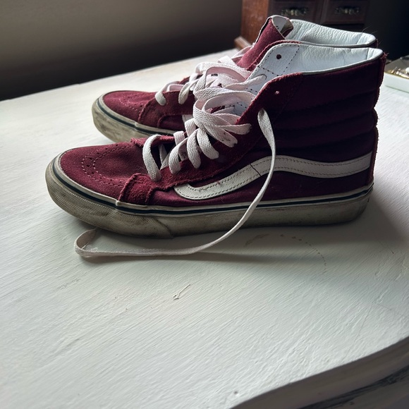 Vans High-Top Sneaker Bundle - Black, Mint, Maroon - Picture 9 of 11